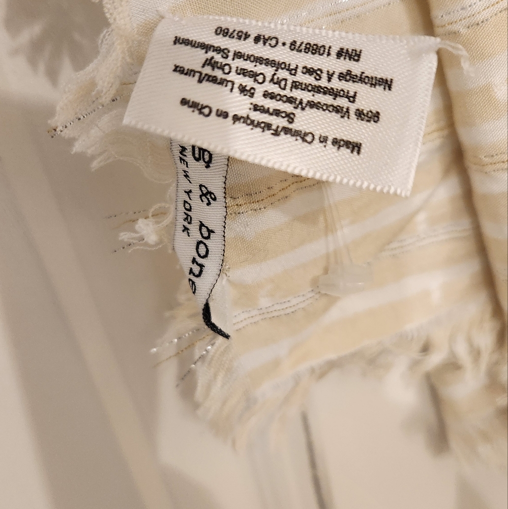 rag & bone Astra Lurex Scarf - Picture 7 of 7